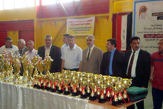 اختتام نهائيات بطولة الجامعات العراقية للألعاب الفردية 